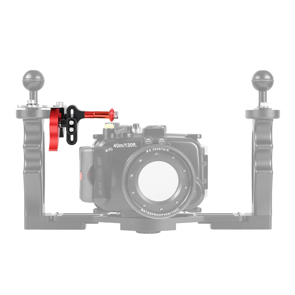 

PULUZ Shutter Trigger Extension Rod Underwater Photography Video Recorder Diving Mount Stabilizer Aluminum Alloy Adapter