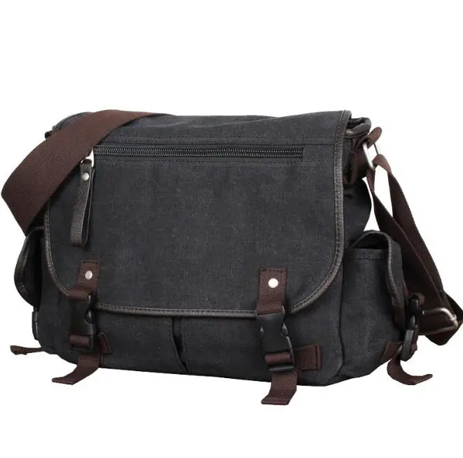

School Postman Men's Bag Shoulder Bag Backpack Casual Diagonal Men's Canvas Portable Men's
