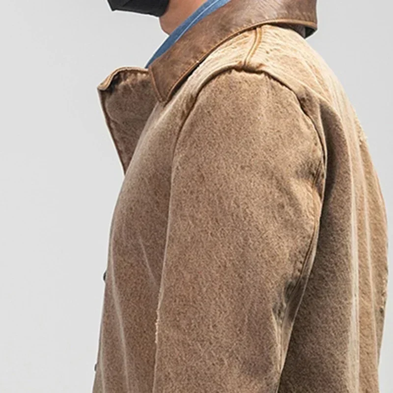Игра RDR2 Arthur Morgan куртка в одном стиле джинсовые костюмы вестерн коричневая и синяя