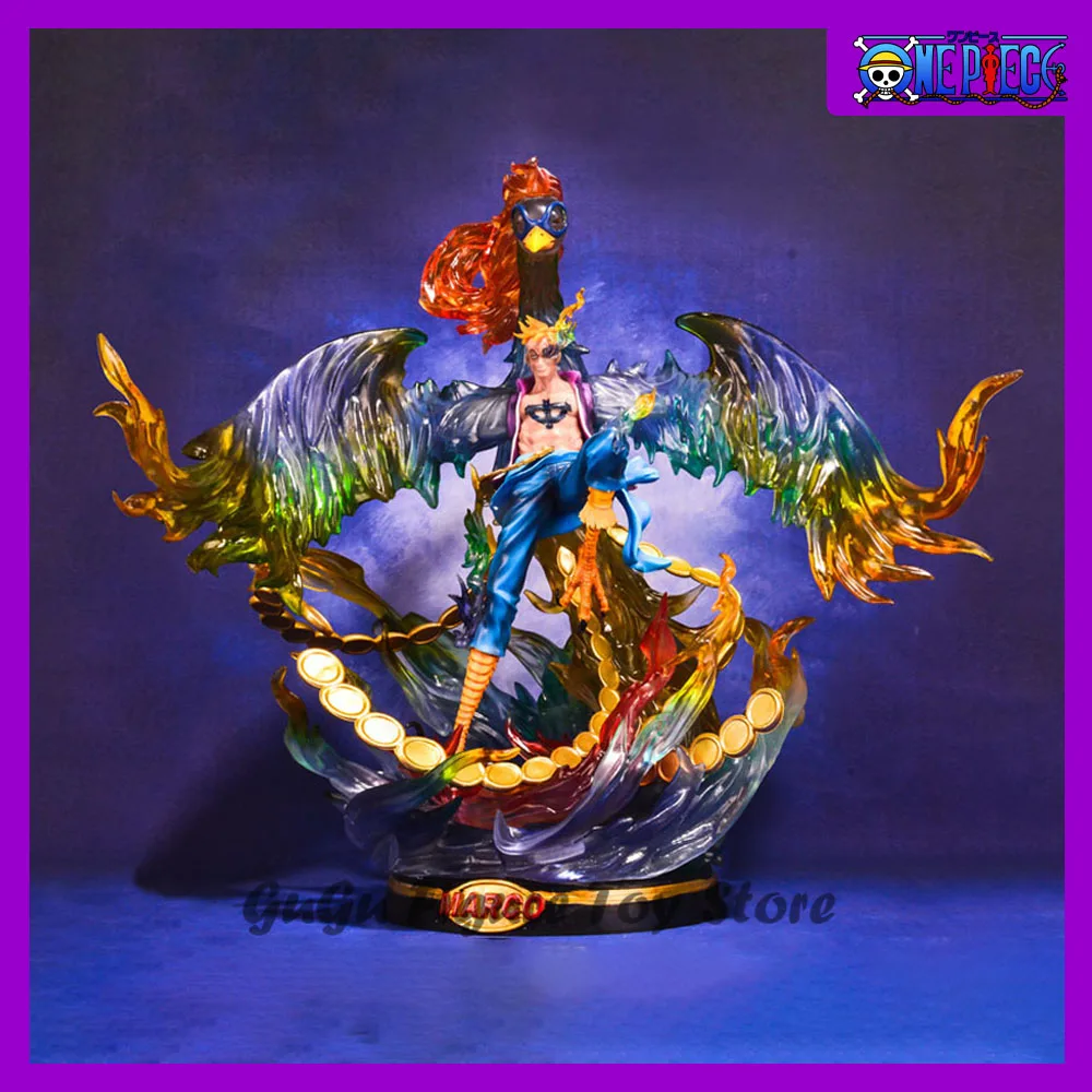 

45cm One Piece Marco the Phoenix GK Figure Statue Anime Figures PVC Figurines Model Collection Decoration Toys Ornaments Gifts