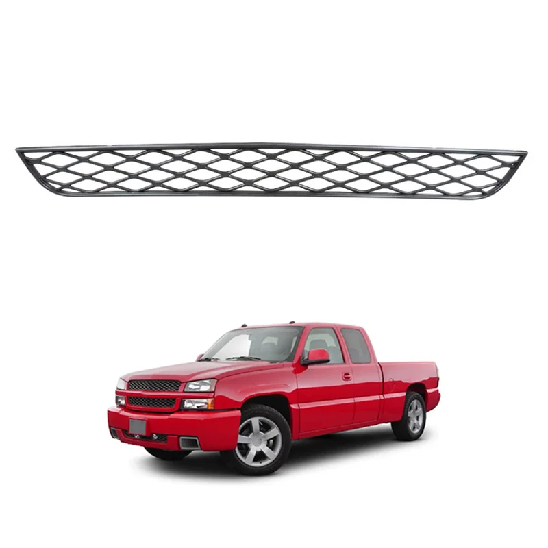 

Автомобильный передний нижний бампер средняя сетка для Chevy Silverado 1500 2013-2016 защита от пыли внутренняя решетка вентиляции чехол темно-серый