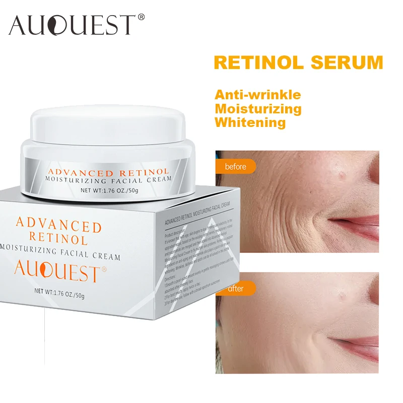 

Retinol Face Cream Anti-Aging Wrinkle Whitening Moisturizing Cream Improve Fine Lines Firming Lifting Facial Skin Care 50ml
