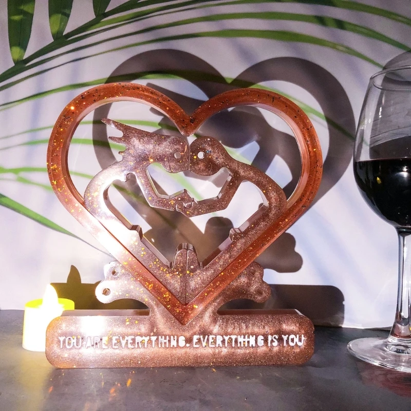 Набор из 2 предметов силиконовых форм для создания романтических украшений в