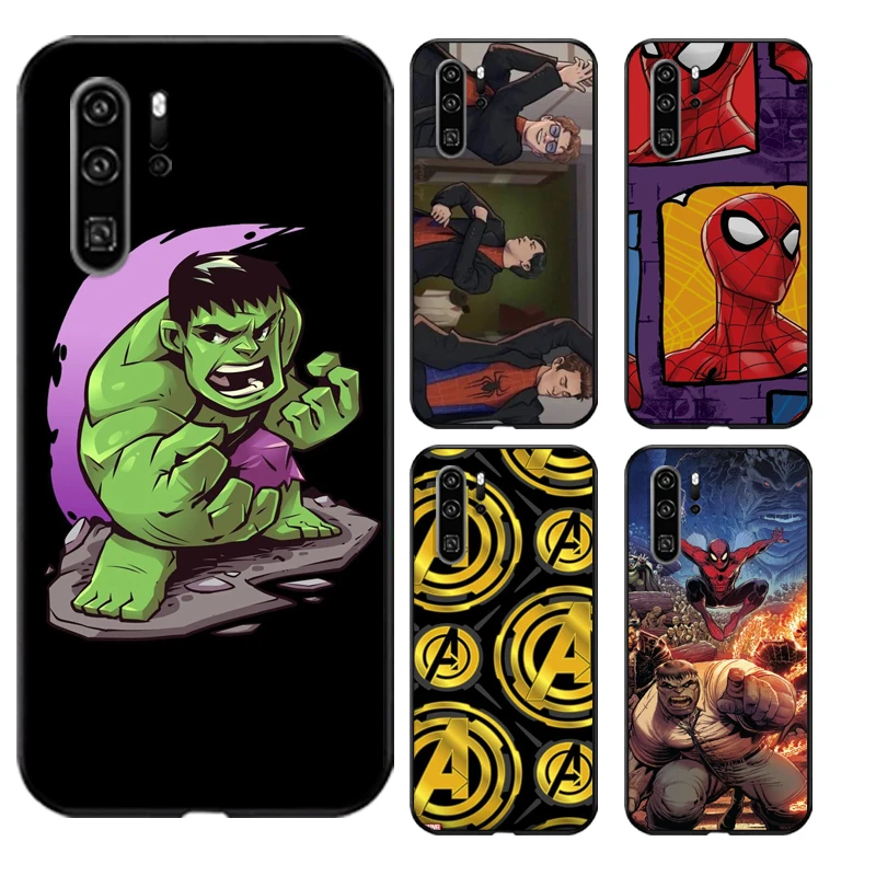 

Marvel Spiderman Iron Man Phone Cases For Huawei Honor P20 P20 Lite P20 Pro P30 Lite Huawei Honor P30 P30 Pro Carcasa