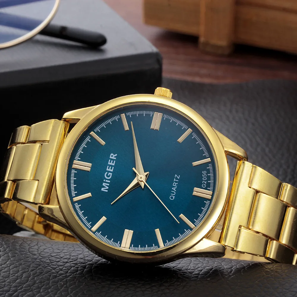 

Новинка 2022, модные мужские часы, модные мужские часы из нержавеющей стали с кристаллами, аналоговые кварцевые наручные часы, повседневные с...