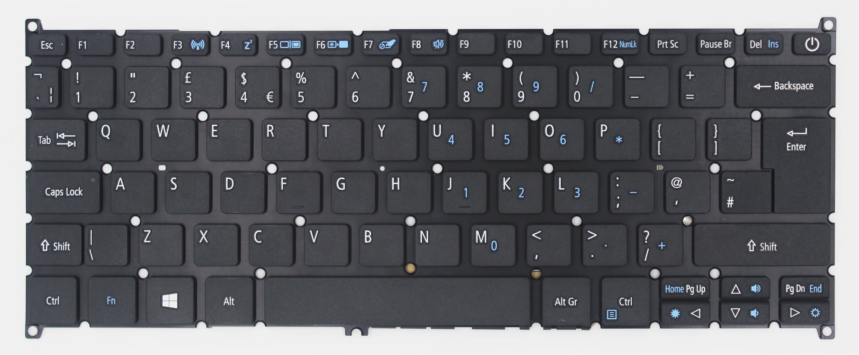 LARHON Новая Черная стандартная клавиатура для Acer Swift | Компьютеры и офис