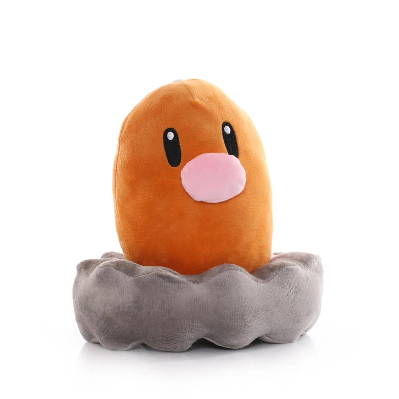 

22cm 5pcs New Diglett Pokemon Plush Doll Peluche Stuffed Toy Gophers Elf Anime Cartoon Image Gift Decoration kids toys