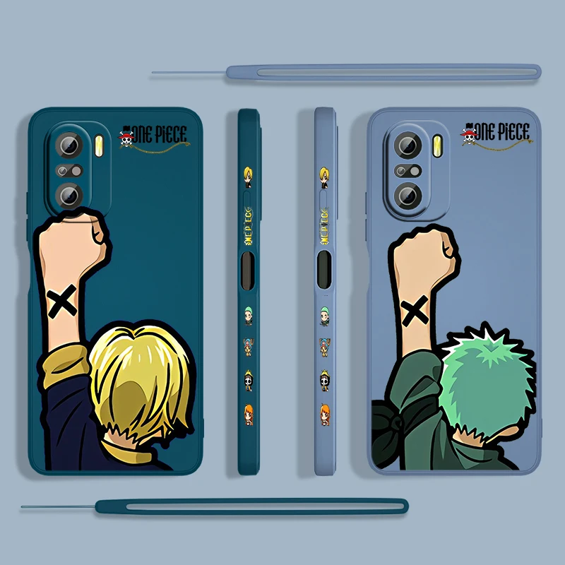 

Vinsmoke Sanji ONE PIECE For Xiaomi Redmi K50 Gaming 10X 9 9A 9T 9AT 8 8A 7 6A 5A 4X Pro 4G 5G Liquid Left Rope Phone Case Cover