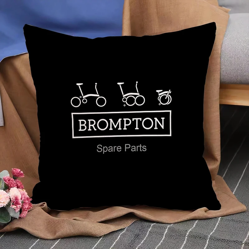 

Pillowcase Double Printed 45x45cm Home Decor Pillowcase Bedroom Sofa Car Cushion Cover Short Plush Bromptons