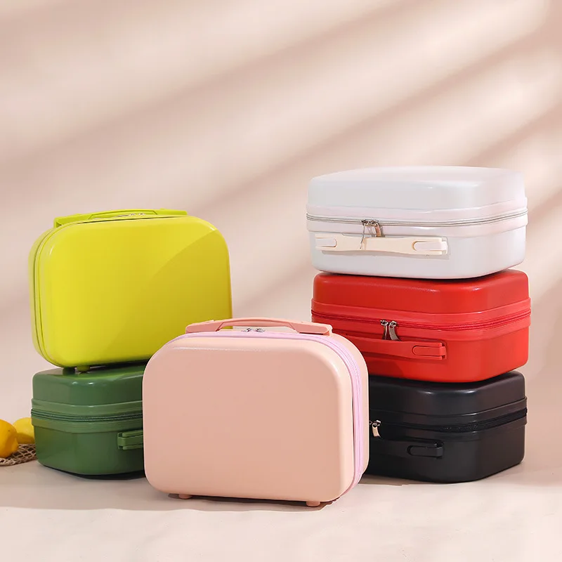 

14 Inch Suitcase Case Mini Portable Cosmetics Luggage Tags ABS for Driver's Documents Travel Accessories