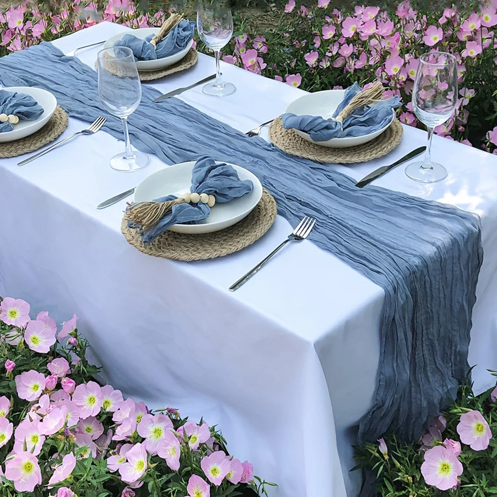 

Дорожка и салфетки Yan Ting, полиэстер, однотонный