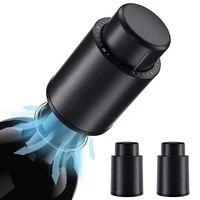 vacuum wine bottle stopper sealed storage vacuum memory wine stopper push style bar tools barware reusable wine cork