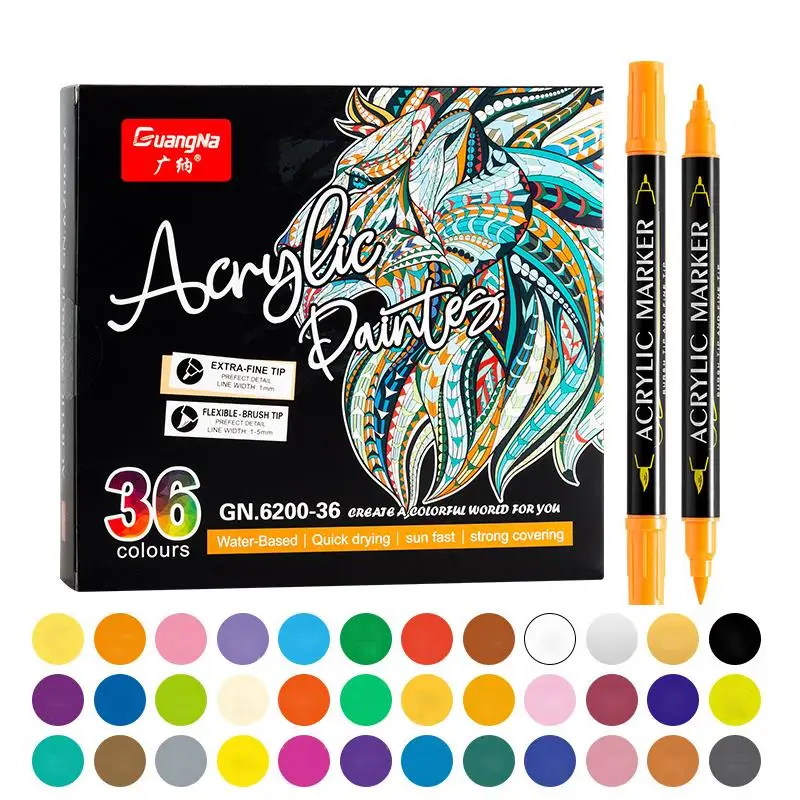 

Акриловые маркеры, ручка для рисования, 36/24/12 цветов