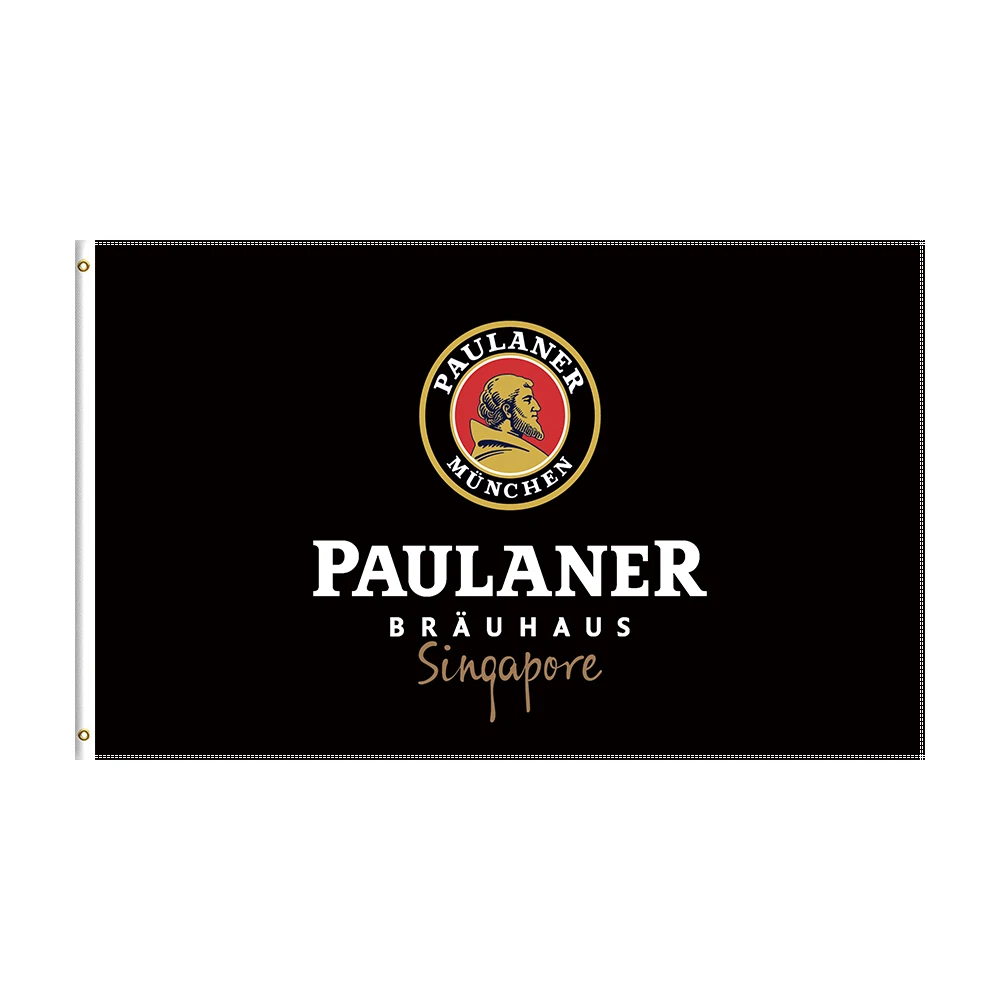 

3x5 Ft PAULANERS Beer Flag Polyester Printed Bar Banner For Decor