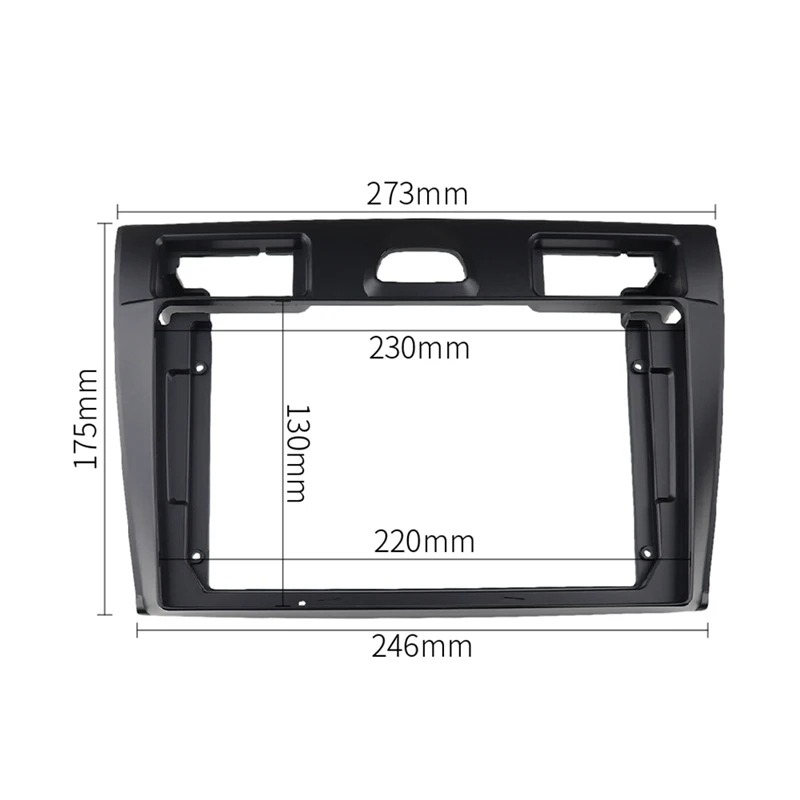 2Din Автомобильная радиоустановка Fascia Для Ford Fiesta 2006-2011 DVD стерео рамка пластина