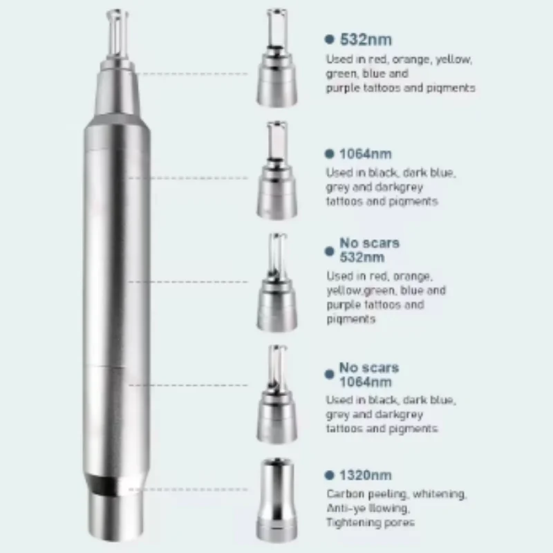 Портативный лазер для удаления татуировок 1604 нм 532 1320 Nd Yag лазерная машина Pico