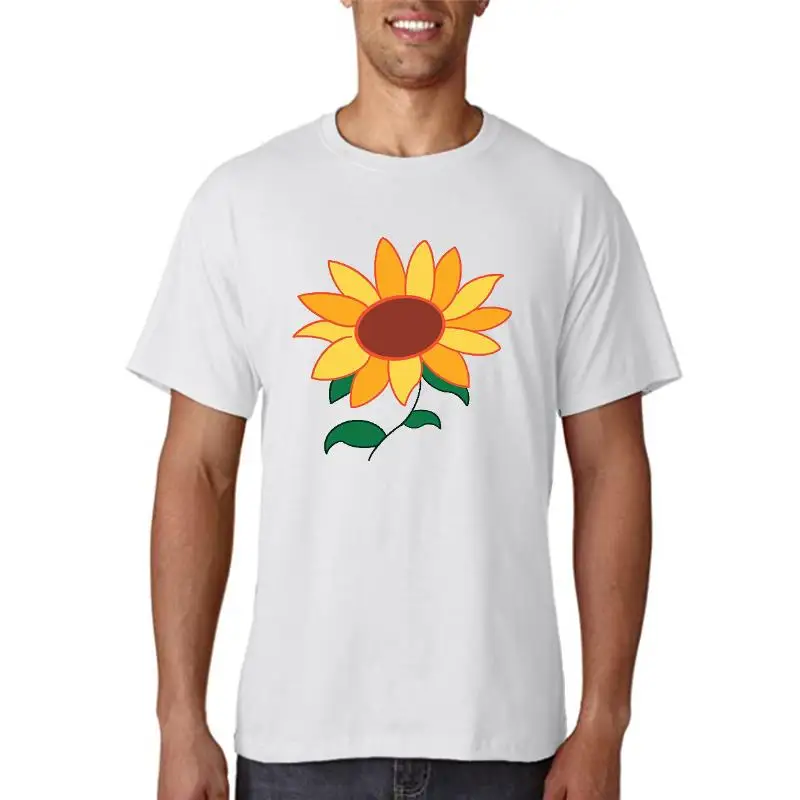 

Sunflowers Print T Shirts Summer Short Sleeve Loose Harajuku O Neck Casual Streetwear Tee Shirt Female Cartoon Oversized T-shirt