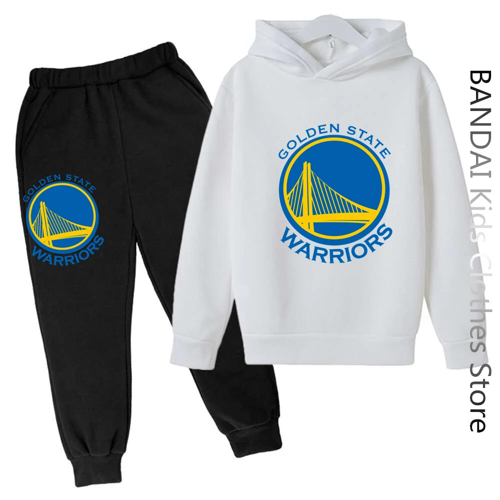 

Children NBA Tracksuit Kids Basketball Sets Baby Boys Girls Fashion Sports Suits Hoodies Pants Boys Clothes