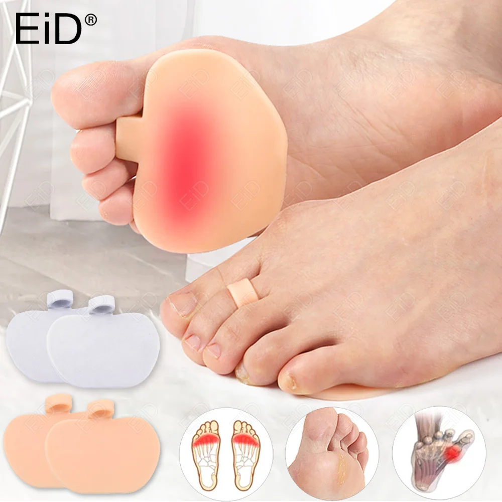 

EiD Gel Forefoot Metatarsal Pad Silicon High Heel Othotics Pain Relief Massage Cushion Forefoot Supports Foot Care tools Unisex