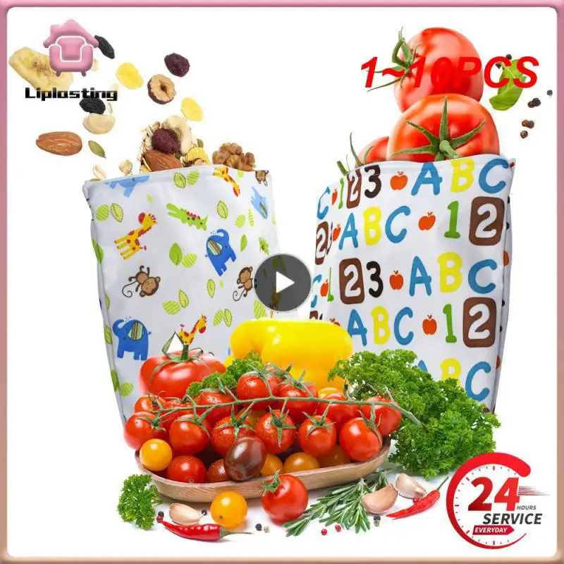 

1-10 шт., многоразовые пакеты для хранения еды