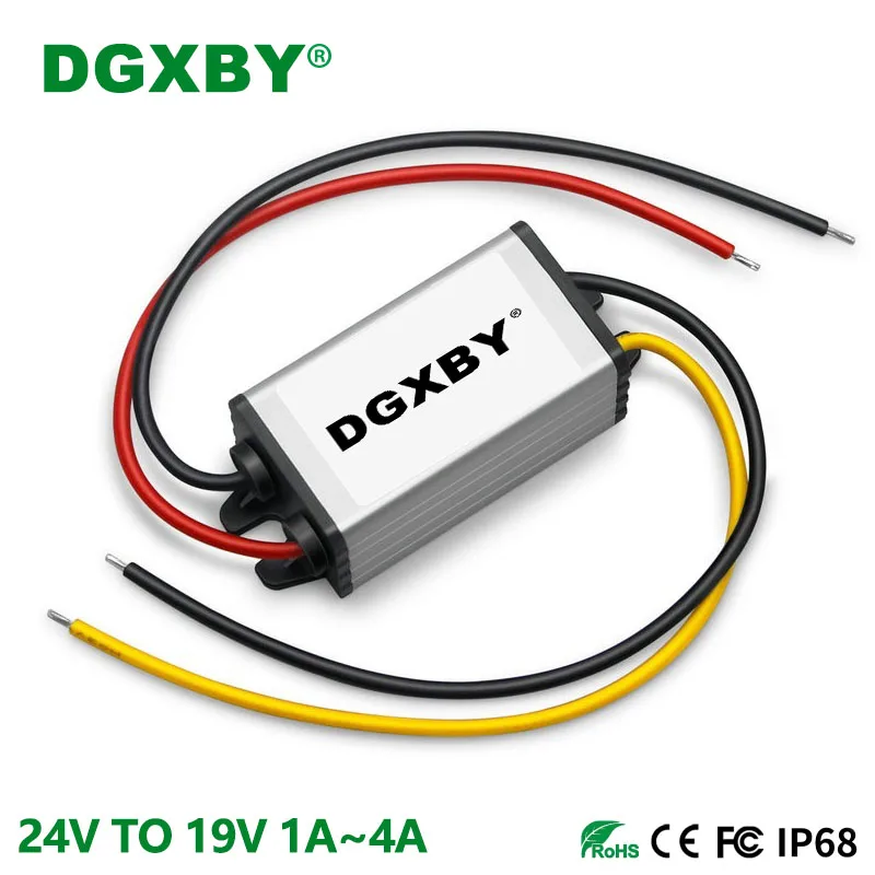 

DGXBY 24V TO 19V 1A 2A 3A 4A Power Regulator Converter 22-40V to 19.1V DC Buck Module for Car/Truck CE RoHS Certification