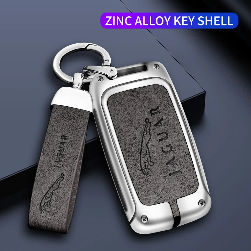 

Zinc Alloy Car Remote Key Case For Jaguar XE XF E-Pace F-Pace A9 A8 A9 X8 XJ XFL XJL Keyless Protector Holder Car Accessories