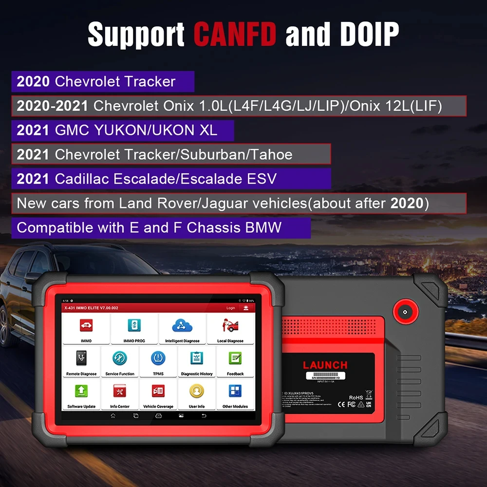 LAUNCH X431 IMMO Plus X-PROG 3-х клавишный программатор Автомобильный OBD2 диагностические