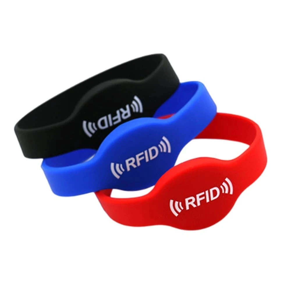 

20Pcs/Lot 125KHz T5577 EM4305 Rewritable Waterpoof Writable ID Duplicator Silicone RFID Wristband Card