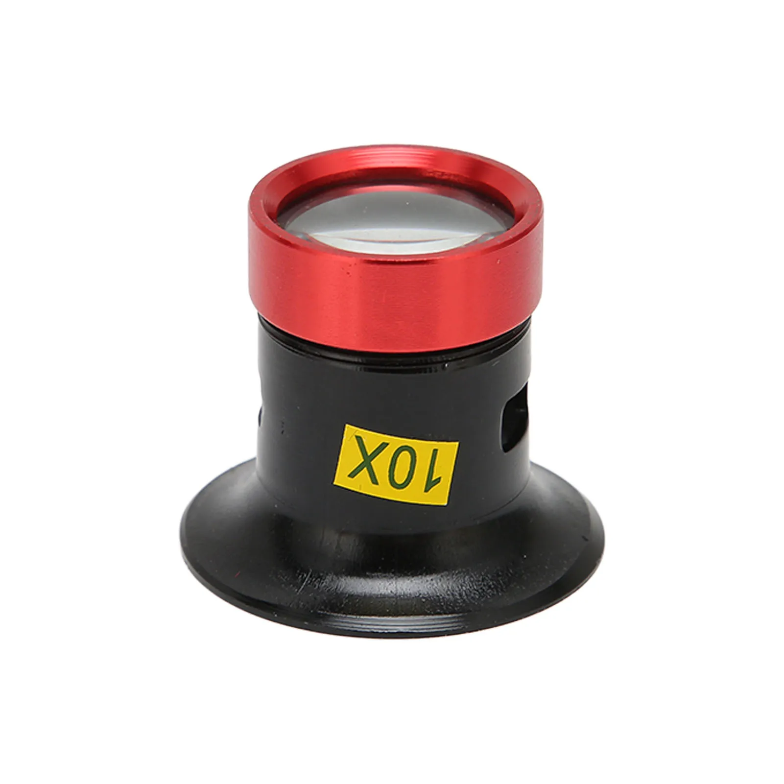 

Монокулярная лупа 10х, алюминиевая, красная