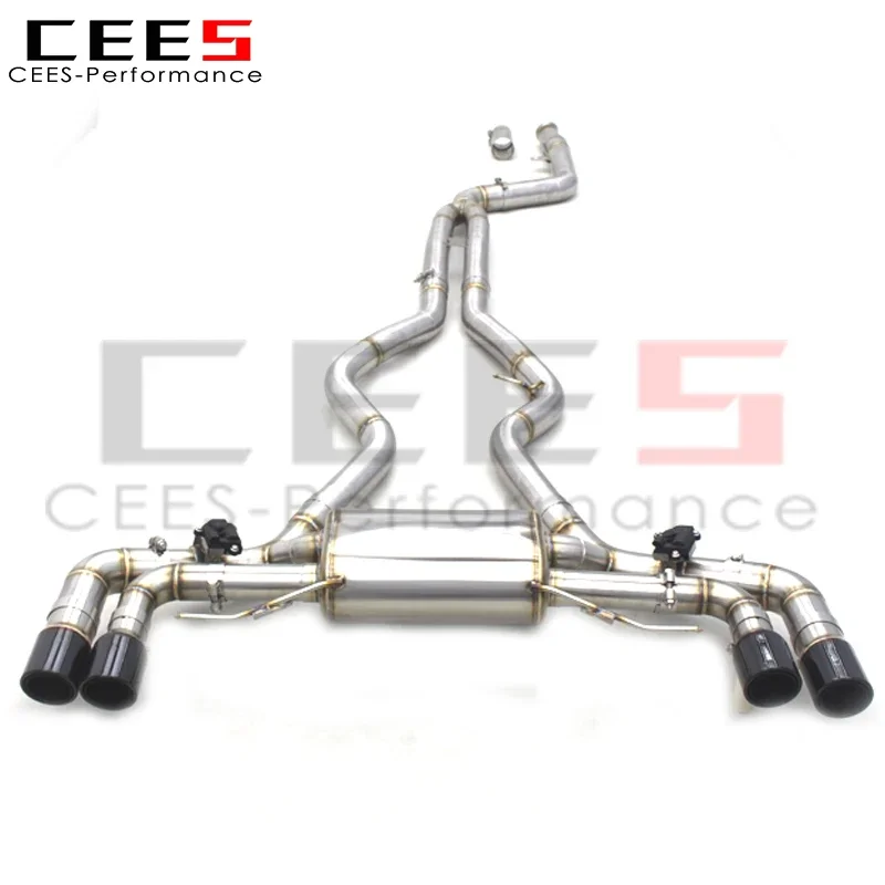 CEES Performance Титановые выхлопные системы Catback для BMW M340/M340i G20 3.0T 2019-2023 гоночный