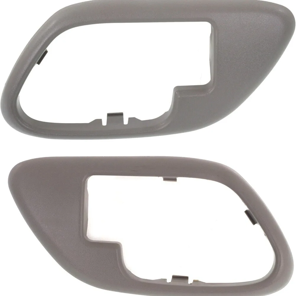 

1 Pair Car Interior Inside Door Handle Trim Bezels Gray Pair Set NEW For Chevy GMC Truck Door Handle Decoration Accessories