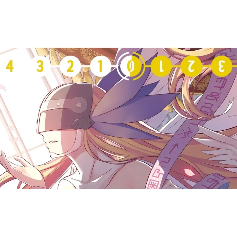 Фото Игровой коврик DIY Digimon TCG Angewomon, 600x350 мм, 1.5 мм, с бесшовными краями, одинарный резиновый, для карточных игр, коврик для мыши, подарки №3