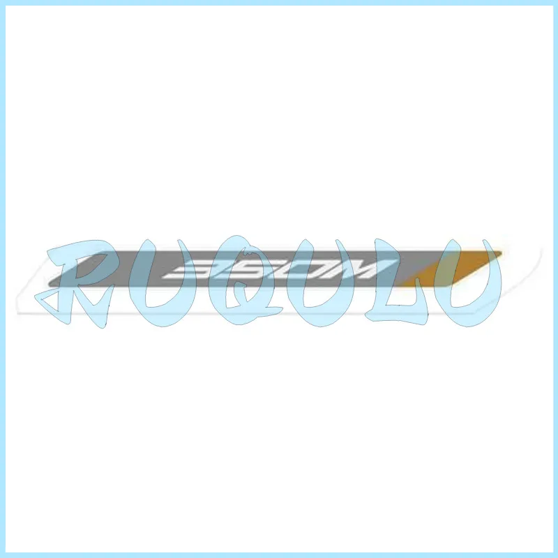 Наклейка на юбку Zt350t-m Tail (Железный бронированный серый/темно-Золотой/350 м/высокая