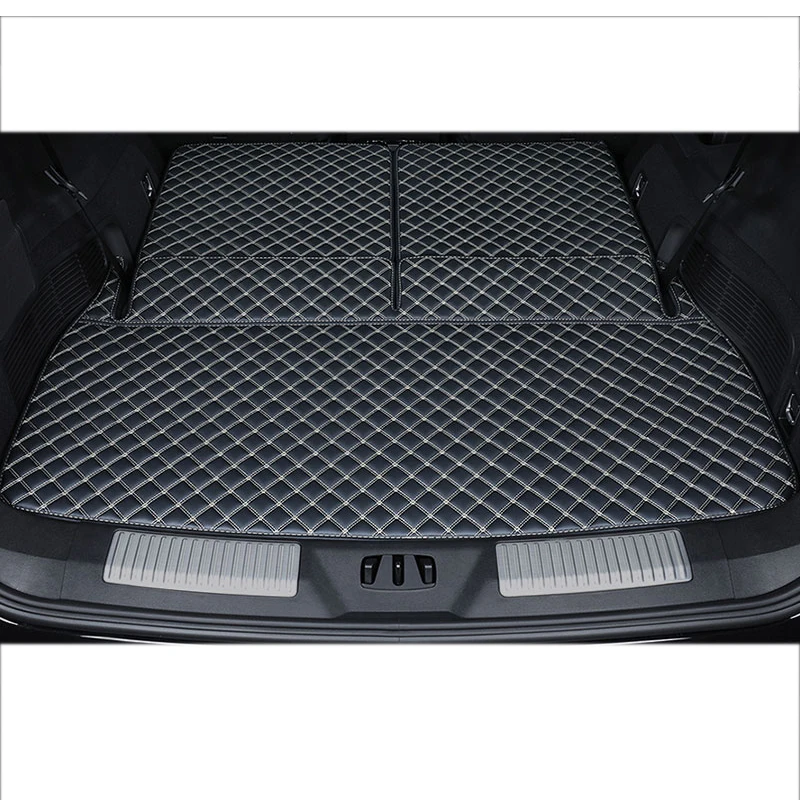 

Leather Car Trunk Mat Cargo Liner for Lincoln Aviator 2020 2021 2022 2023 Rear Boot Mats Coverage Auto Carpet Protect Cushion