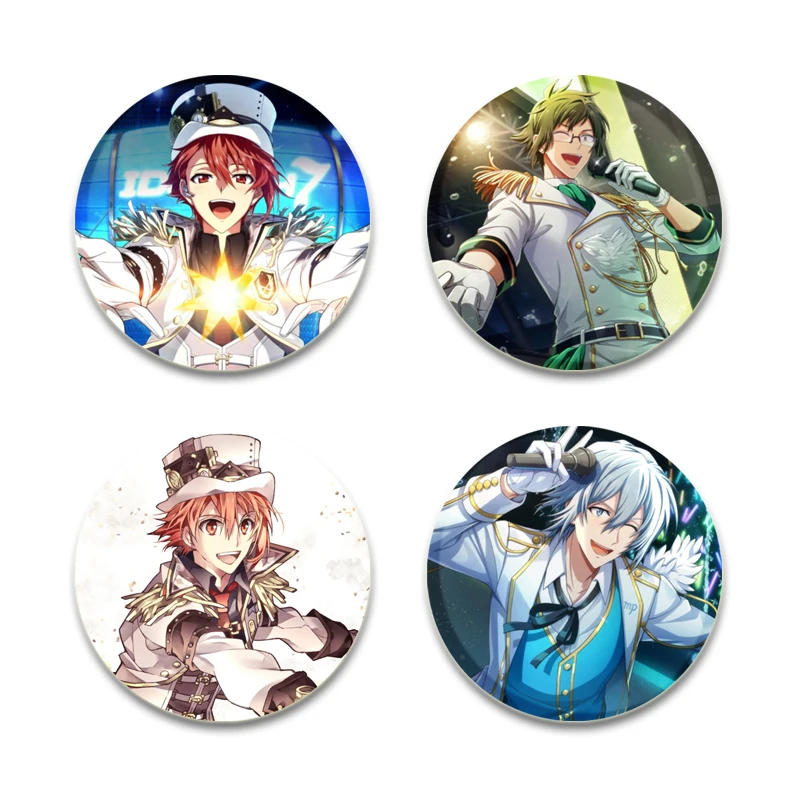 Фото Anime IDOLiSH7 Badge Izumi Iori IZUMI MITSUKI Nikaido Yamato Yotsuba Tamaki Pins Cartoon Badge Backpack Hat Jewelry Accessories №2