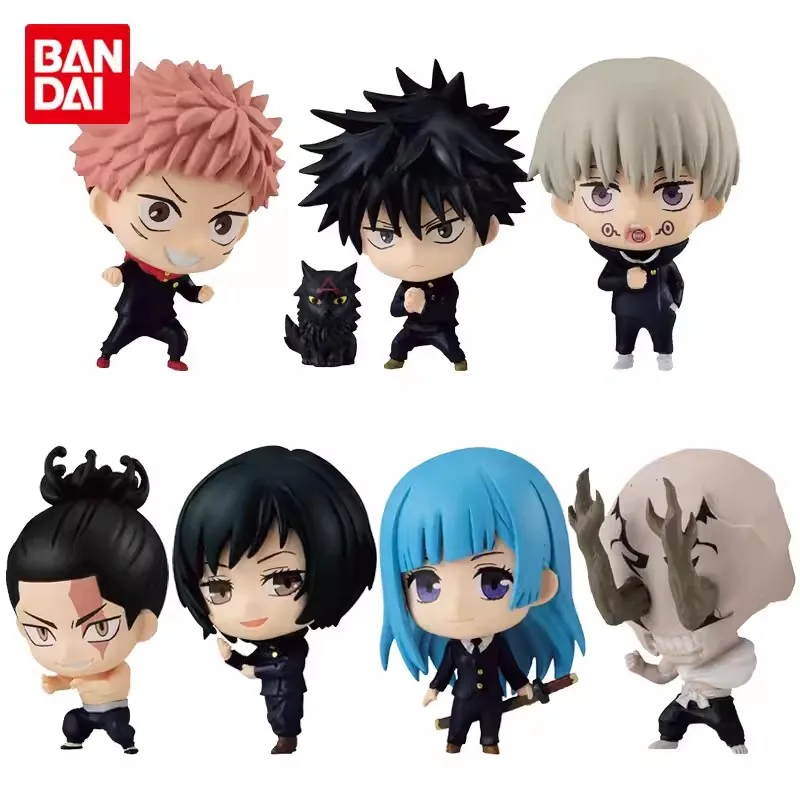 

Jujutsu Kaisen Figures Gashapon Itadori Yuji Action Figure Zenin Mai Miwa Kasumi Anime Kawaii Model Q Version Original Toy Gifts