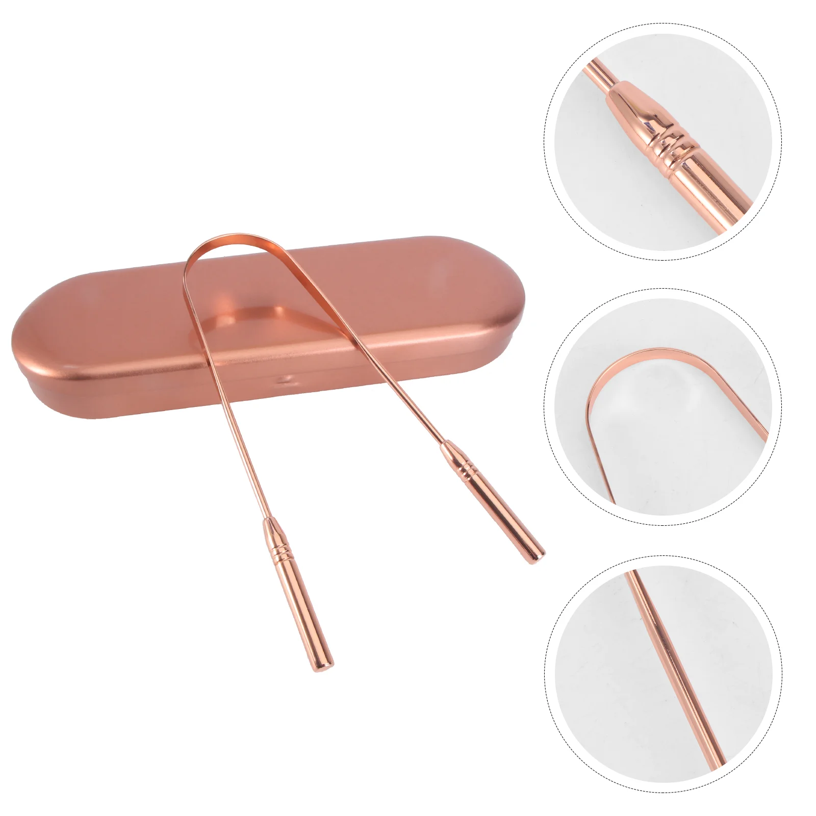 

1pc Tongue Coating Cleaner Tongue Brush Tongue Scraper Tongue Cleaning Tool (Random Packing Box)