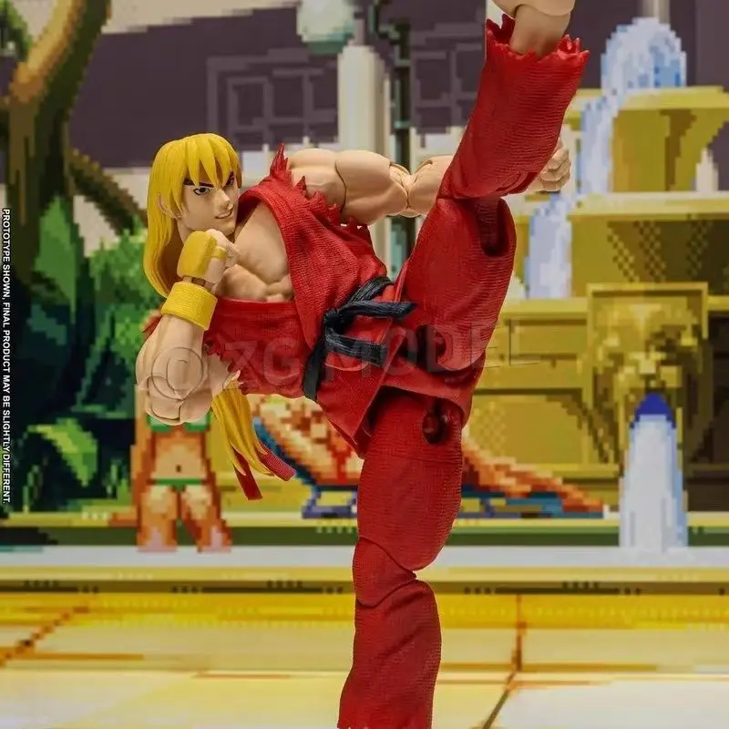 Фото Фигурка Кена Мастерса из Street Fighter Zero 3 от Storm Toys, масштаб 1/12, абсолютно новая, в наличии. №3