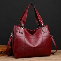 shoulder bag large capacity soft leather handbag crossbody bags for women