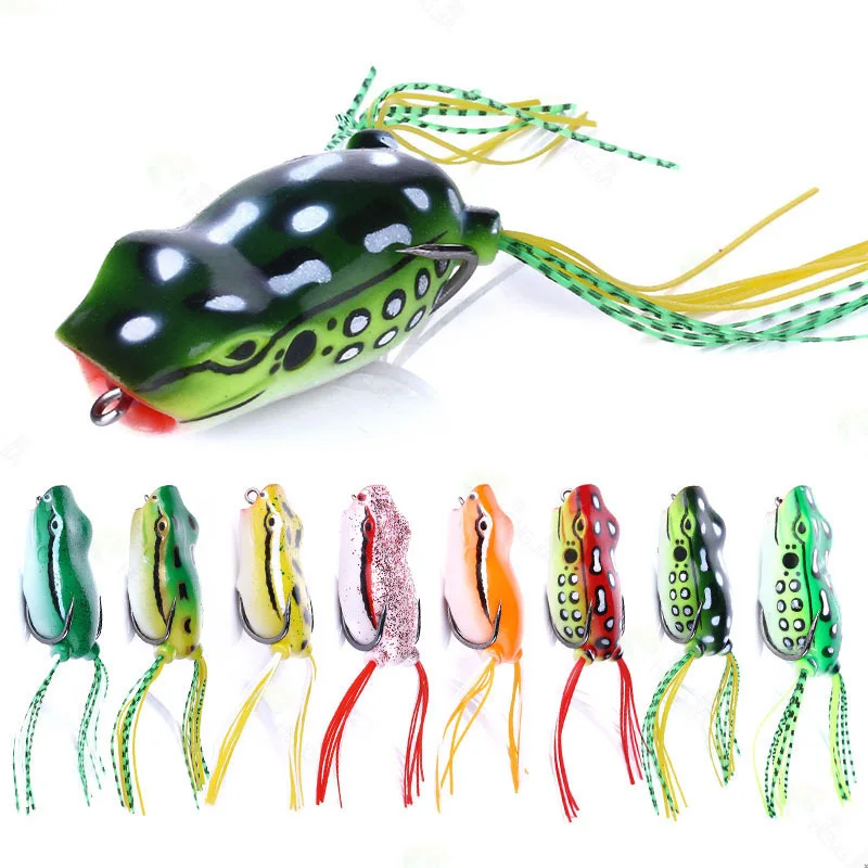 

FO021 12g 5.5cm Thunder Frog Road Sub-Bait False Bait Floating Sea Bass Soft Bait Artificial Luya Fishing Lure Swing Wobblers