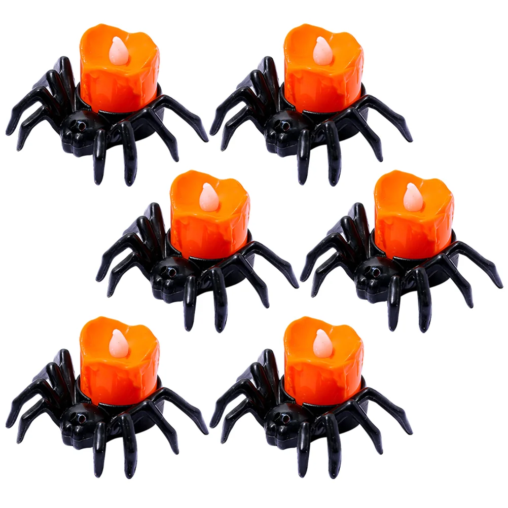 

Small Toy Tealight Halloween Party Candles Halloween-themed LED Operated Flameless