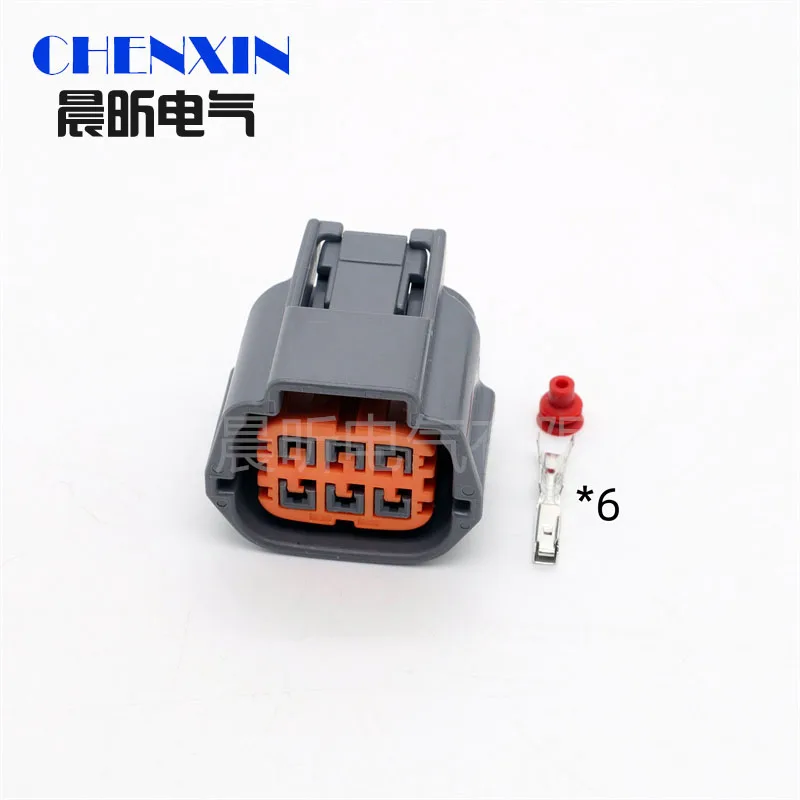 

6-контактный автомобильный водонепроницаемый разъем (2,2), гнездовой жгут проводов дроссельной заслонки, кабельный разъем 6189-0766 6189-110 для Nissan TEANA