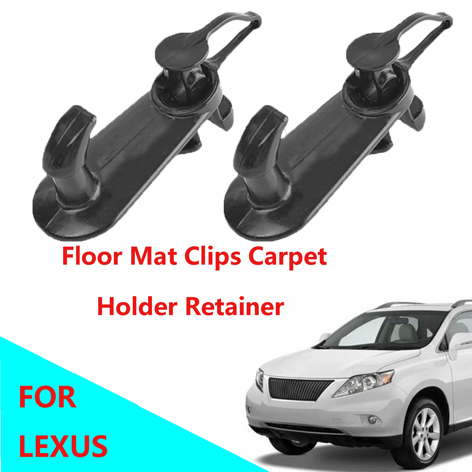 

2x для Lexus IS300 IS350 LS430 LS460 LS600h RX330 RX350 LX470 LX570 RX300 пластиковые автомобильные напольные коврики, зажимы, держатель ковра, фиксатор