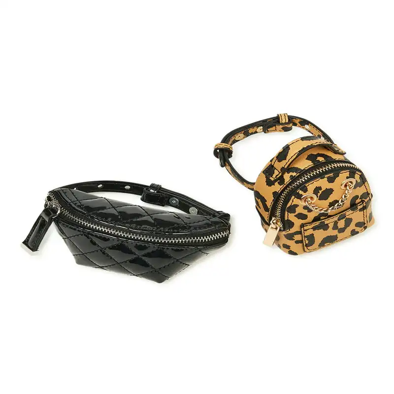 

Милый стильный женский милый Леопардовый стильный мини-рюкзак из 2 предметов, Забавный подарочный набор, идеально подходит для любого наряда!