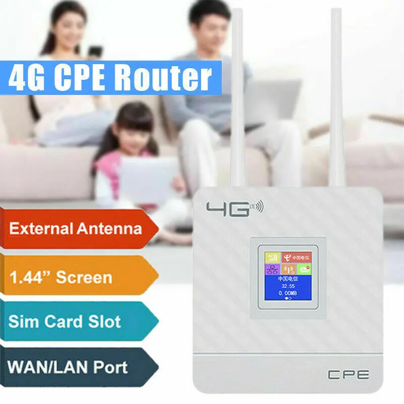 CPE903 300mbps Broadband Portable Wireless Iptv Networking AP LTE Mobile Hotspots 3G Modem 4G Wifi Router US with SIM Card Slot