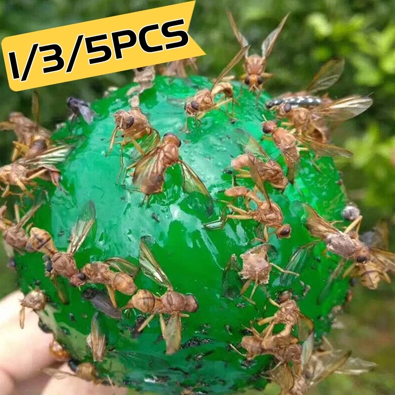 1/3/5 шт. желтый липкий ловец мух с палочками садовые ловушки для двора фермы
