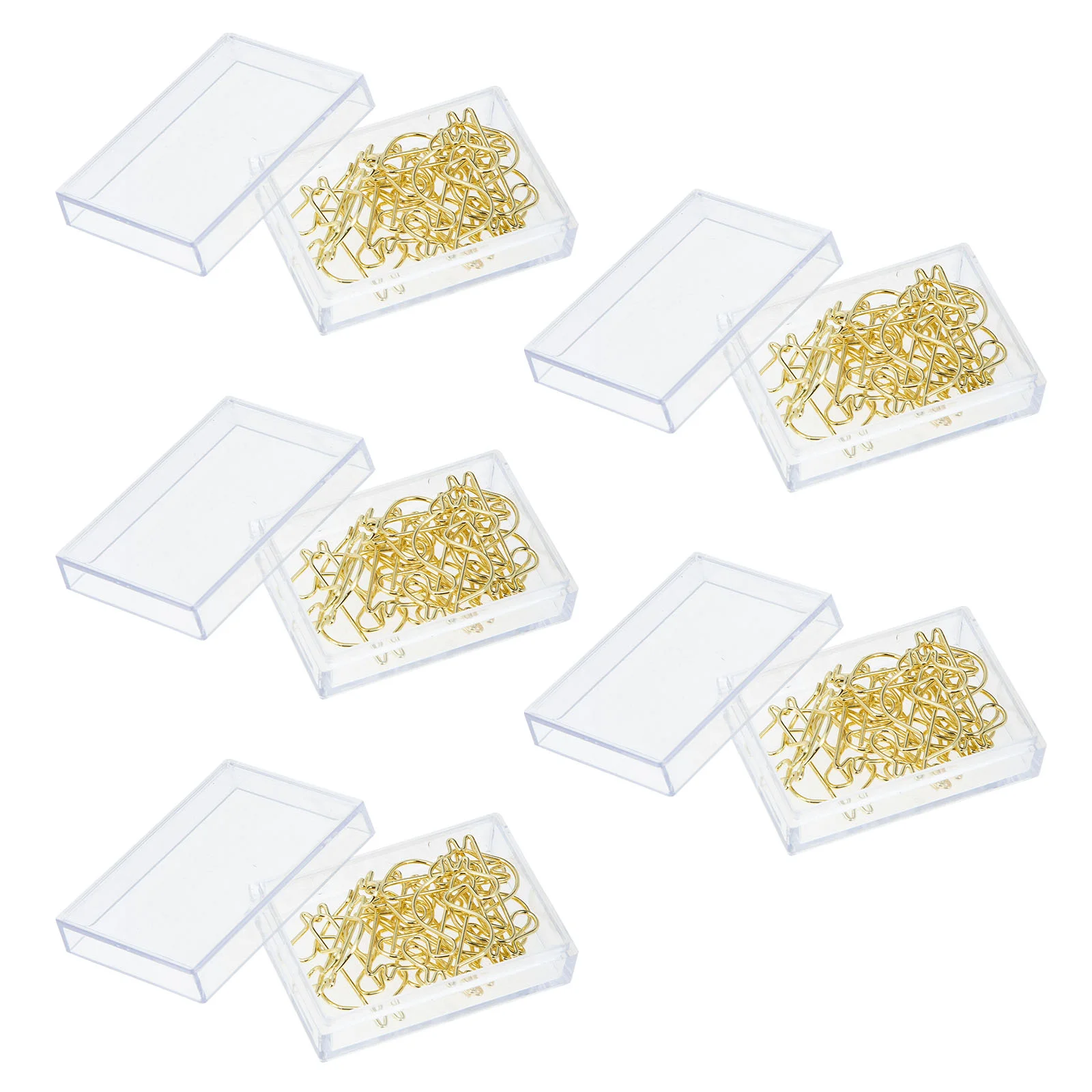 

Golden Clip Paper Clamps Decorative Clips Alloy Dollar Design Paperclips Book-mark Making