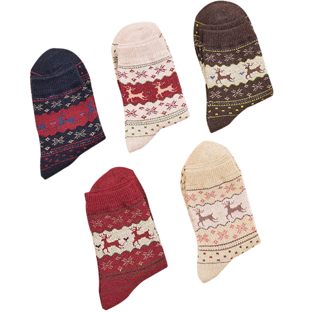 

Носки, рождественские женские теплые зимние чулки, удобные пушистые забавные модные пушистые чулки, уникальные уличные праздничные дамски...