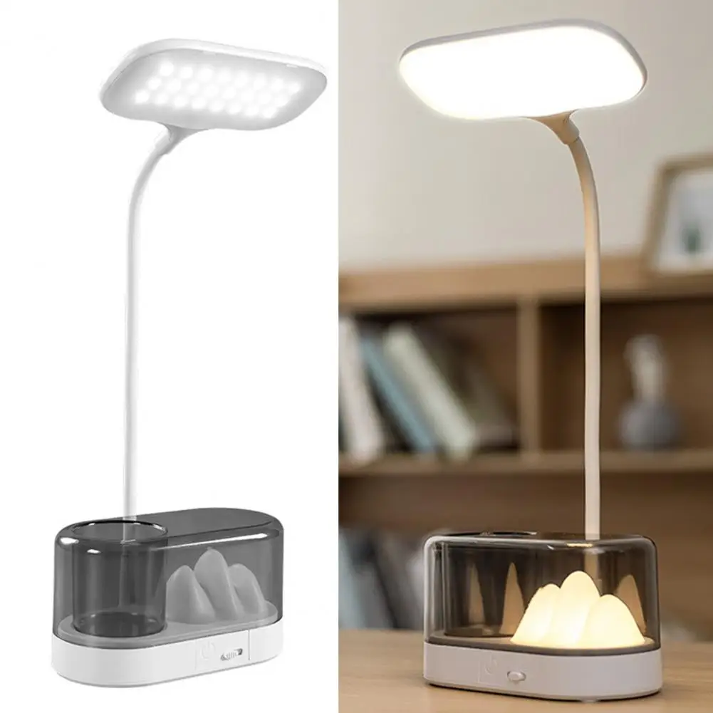 

Desk Lamp Stepless Dimming Rechargeable Not-dazzling Adjustable High Brightness Students LED Reading Lamp Night Light