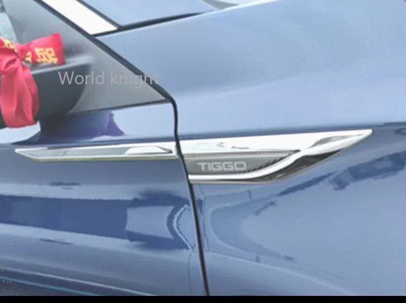 Наклейки на боковое крыло автомобиля Chery Tiggo 7 Pro 2018-2020